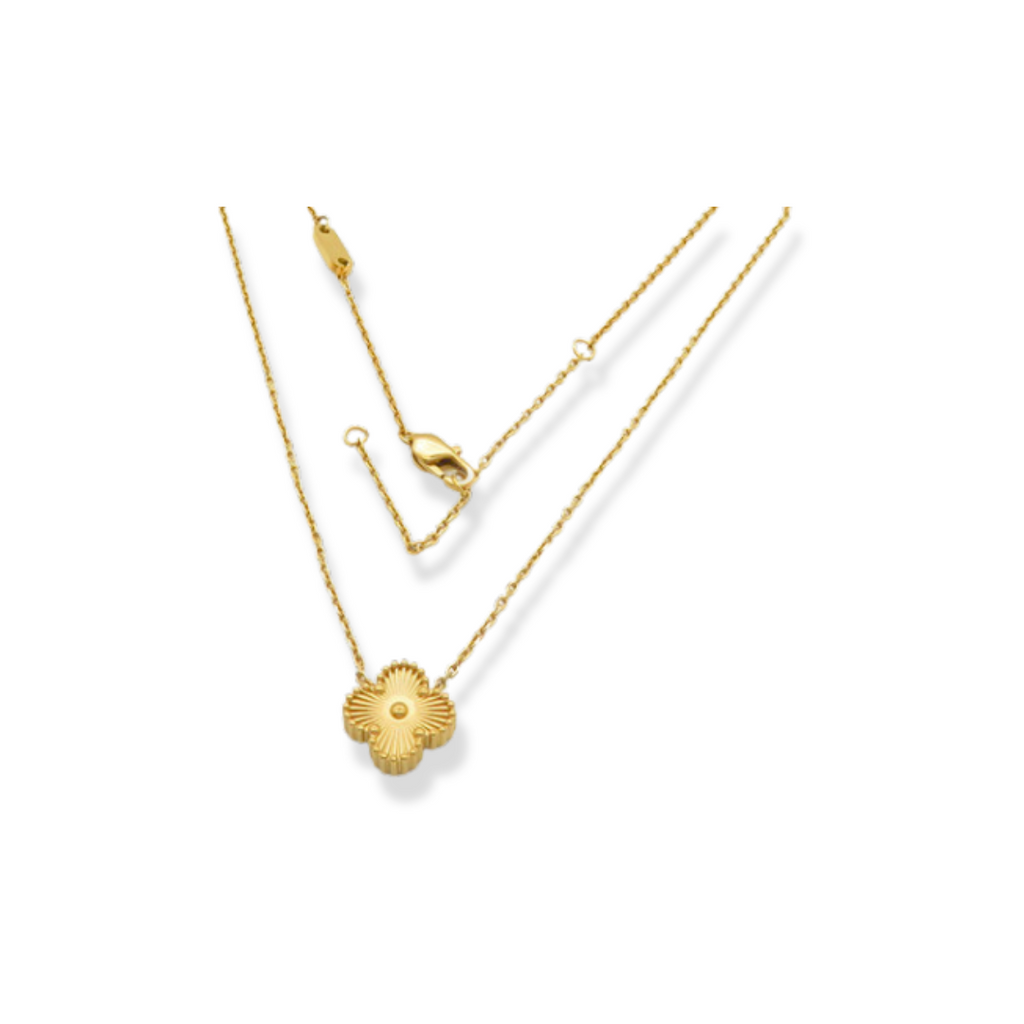 waterproof clover necklace