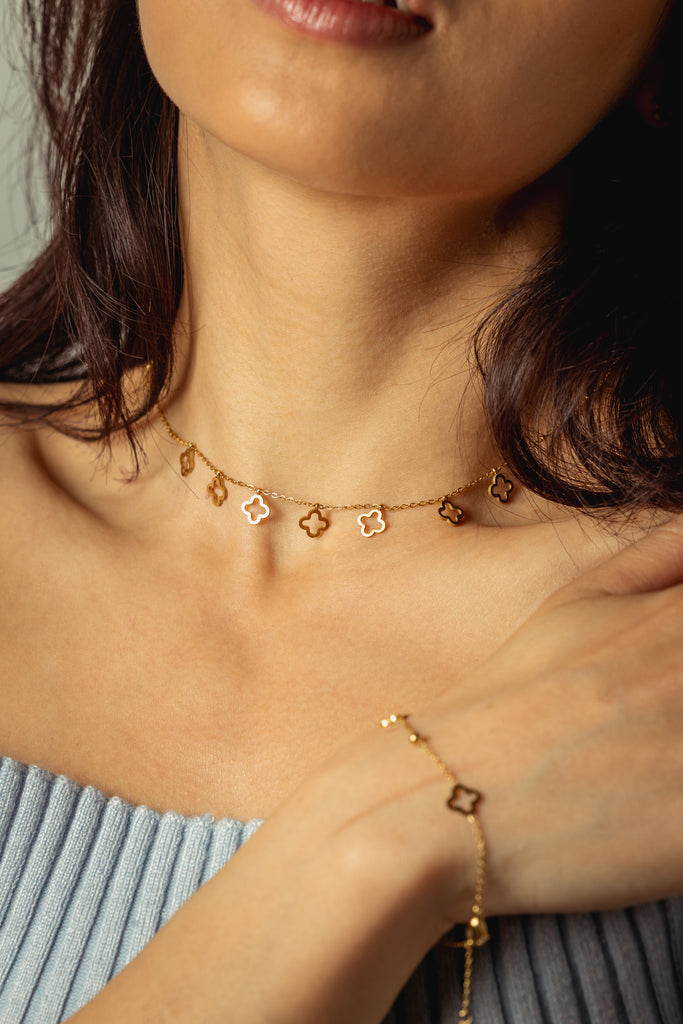 necklaces gold waterproof