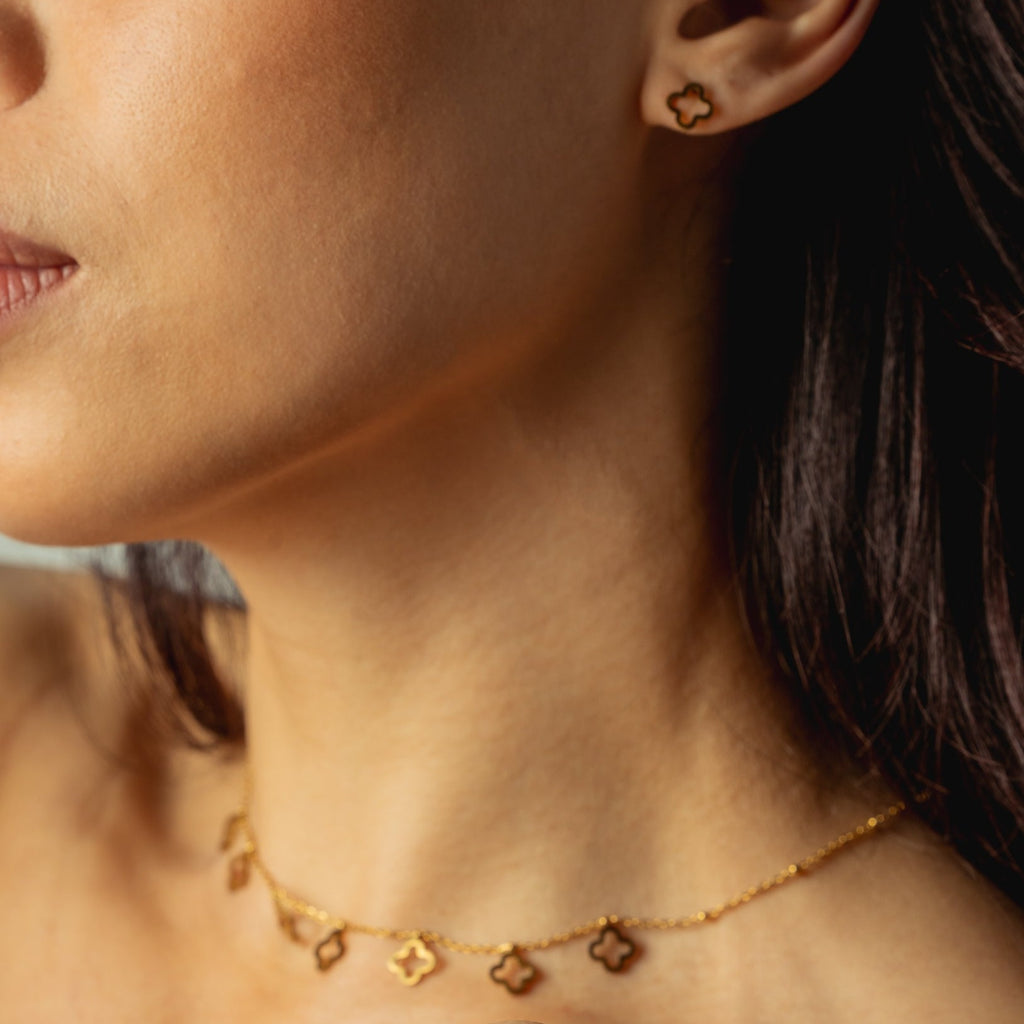 necklaces gold waterproof