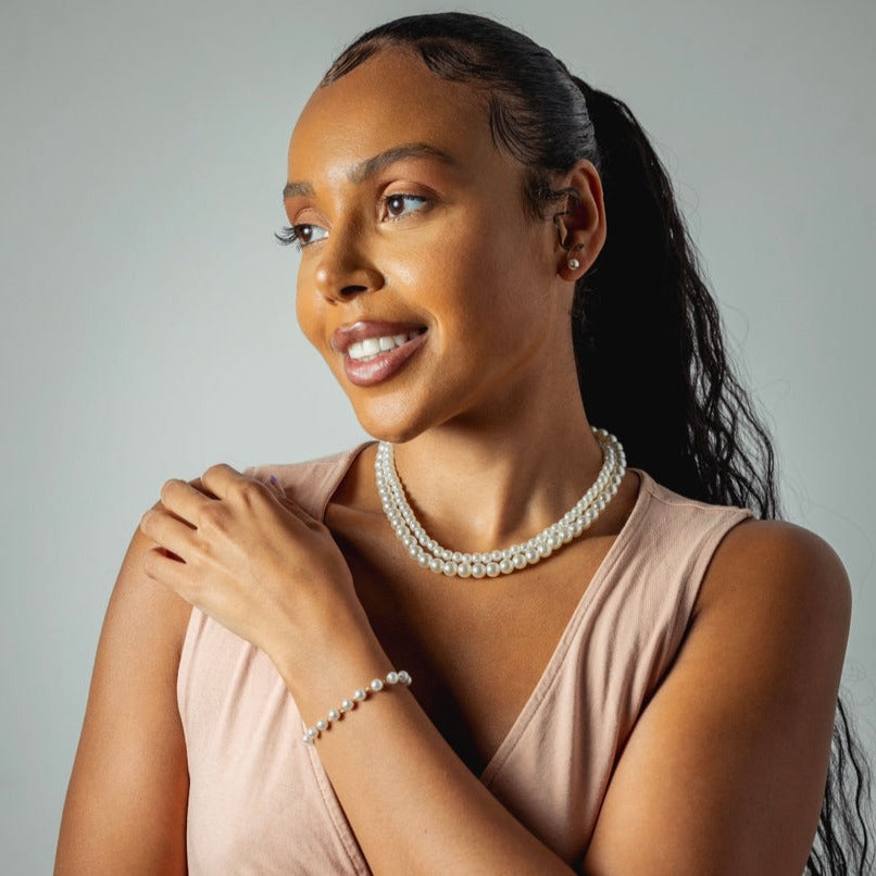 Pearl necklaces waterproof