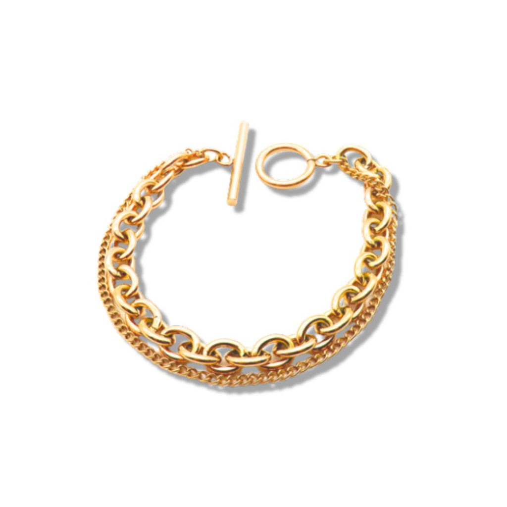 T Bar Chain Bracelet waterproof gold jewellery bracelet
