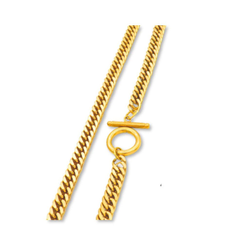 T Bar Chain Necklaces Waterproof Gold Chunky Necklace