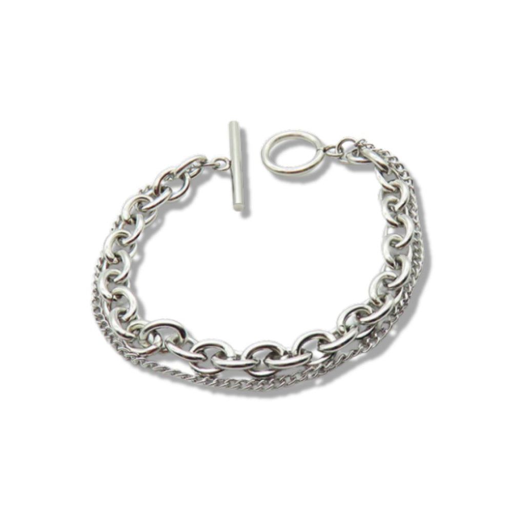 T Bar Chain Bracelet waterproof silver jewellery bracelet