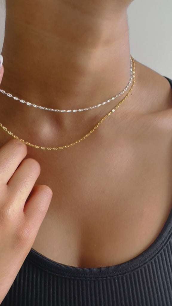 Dainty Necklace | Waterproof and sweatproof