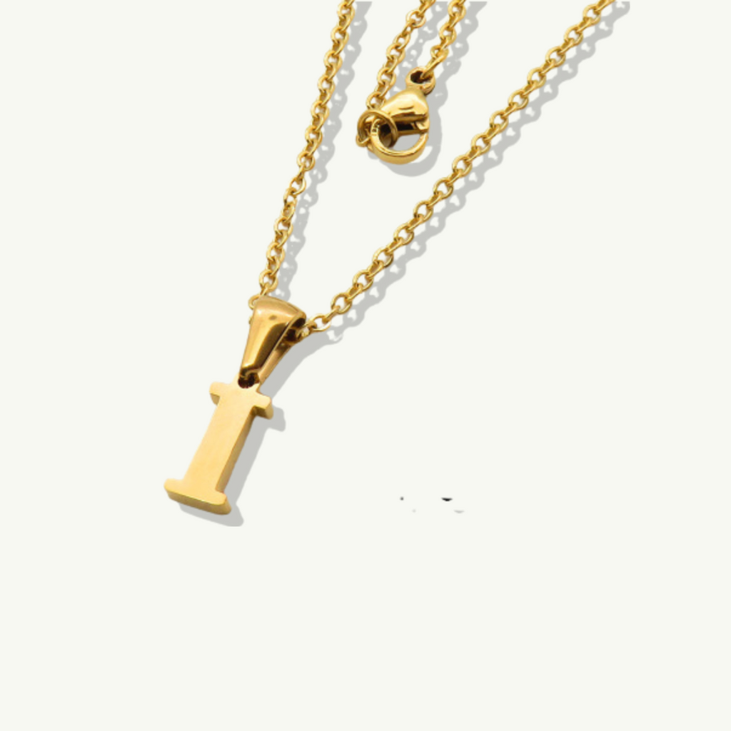 Waterproof sweatproof gold necklace