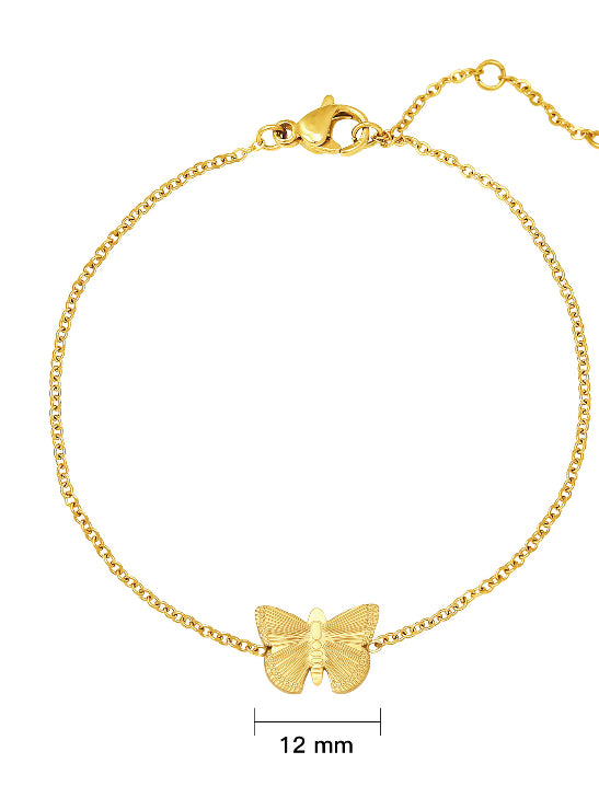 Butterfly Bracelet | gold waterproof jewellery